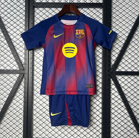 Barcelona 2025/26 Home Kit - KIDS SET