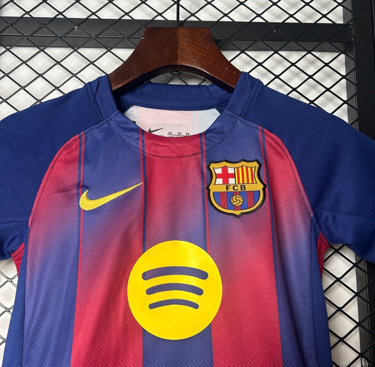 Barcelona 2025/26 Home Kit - KIDS SET